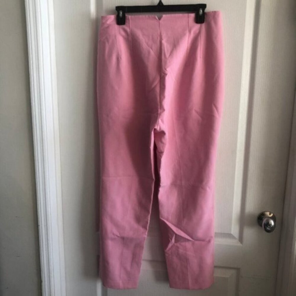 Zara pink High-Waist pants Sz.XL - Picture 6 of 10